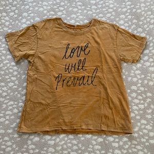 American Eagle “Love Will Prevail” Graphic Tee
